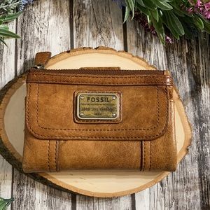 Fossil Long Live Vintage Emory Tri-Fold Wallet